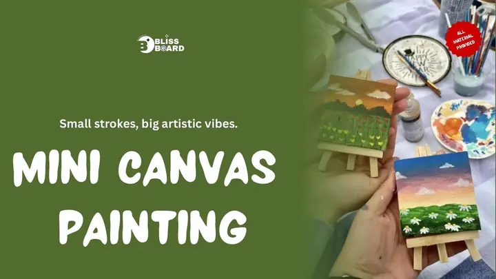 Mini Canvas Painting Workshop poster