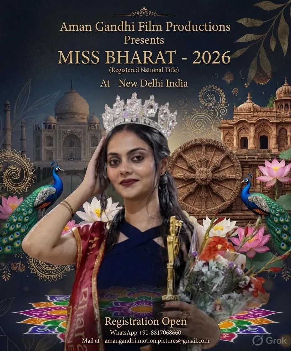 Miss Bharat - National Pageant poster