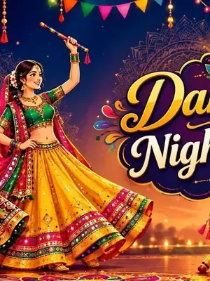 Model Town Dandiya Carnival Delhi poster