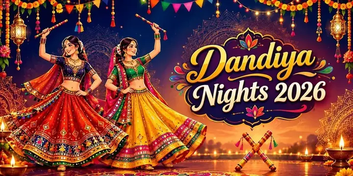 Model Town Dandiya Carnival Delhi poster
