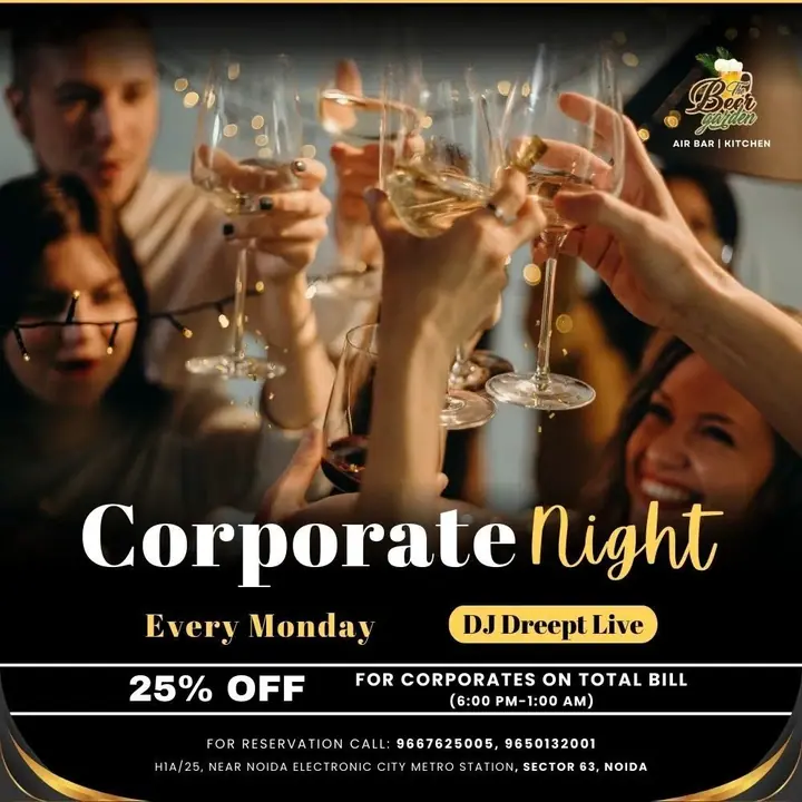 Monday Corporate Night poster