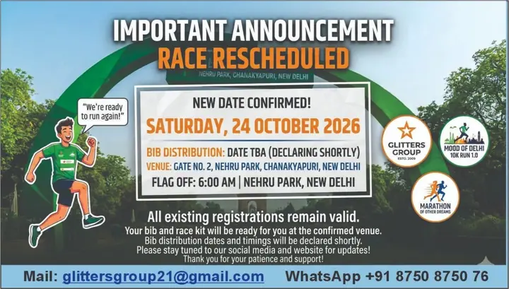 Mood of Delhi 10K Run 1.0 poster
