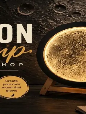 Moon Lamp Crafting poster