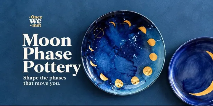 Moon Phase Pottery poster
