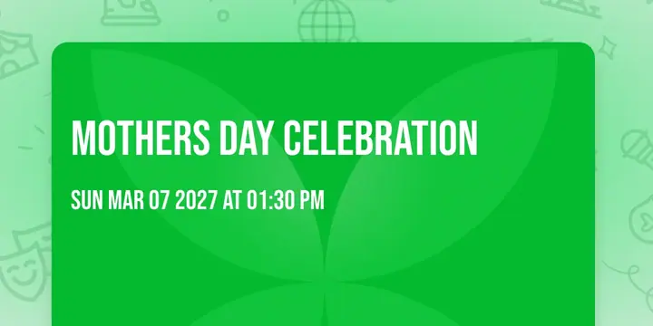 Mothers Day Celebration poster
