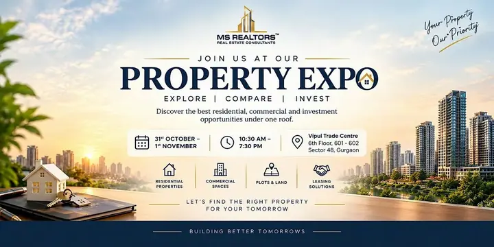 MS Realtors India Property Expo poster