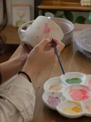 Mug Painting Workshop at Weaving Homes poster