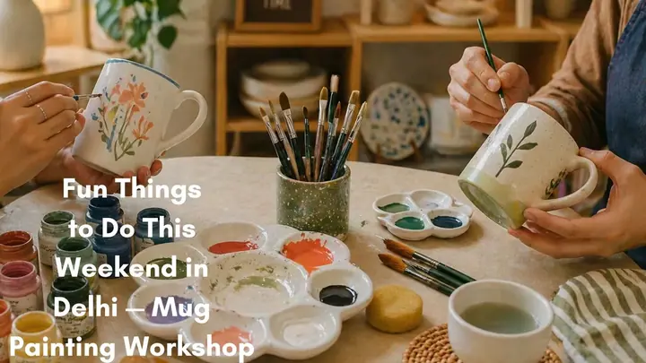 Mug Painting Workshop at Weaving Homes poster