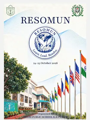 MUN at Delhi Public School RK Puram poster