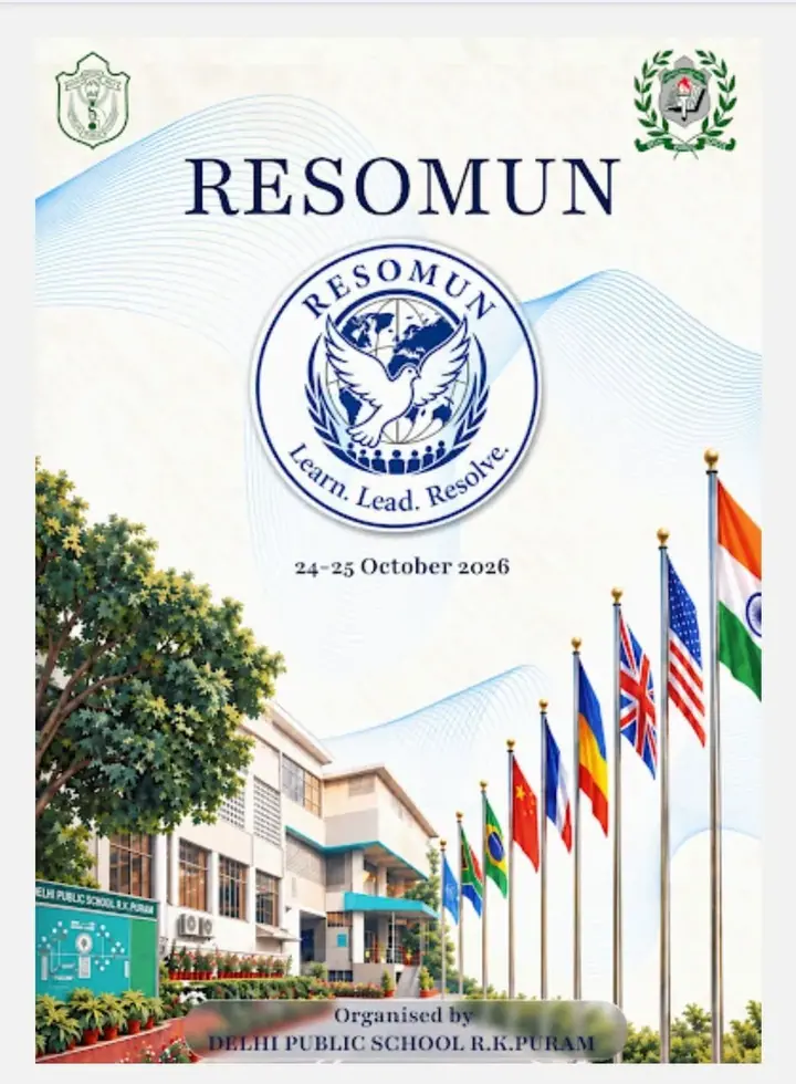 MUN at Delhi Public School RK Puram poster