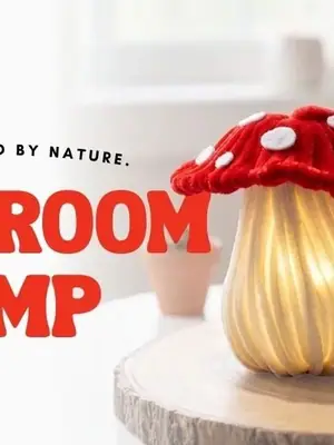 Mushroom Lamp poster