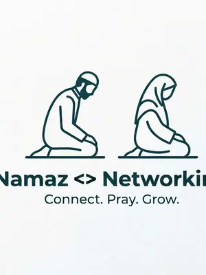 Namaz <> Networking - Delhi poster