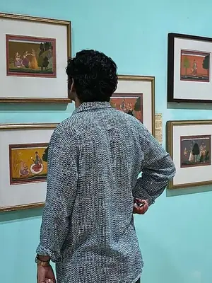 National Museum - Through Miniature Painting Tradition poster