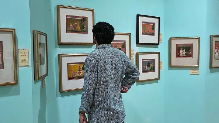 National Museum - Through Miniature Painting Tradition poster