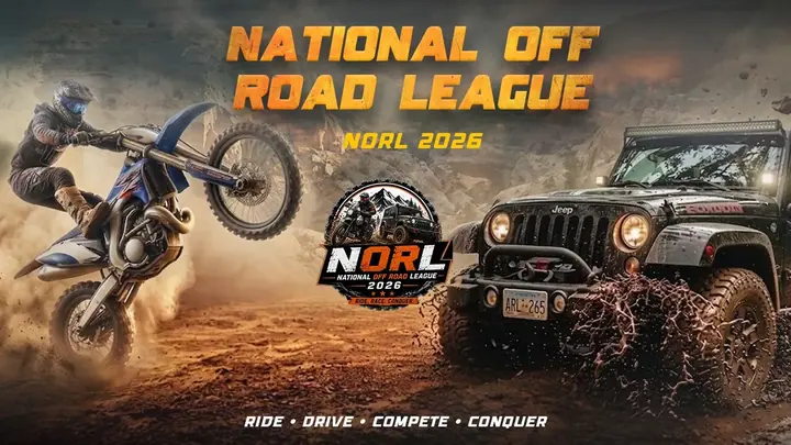 National Off Road League 2026 poster