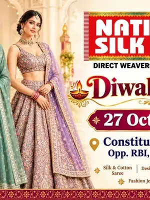 National Silk Expo poster