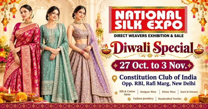 National Silk Expo poster