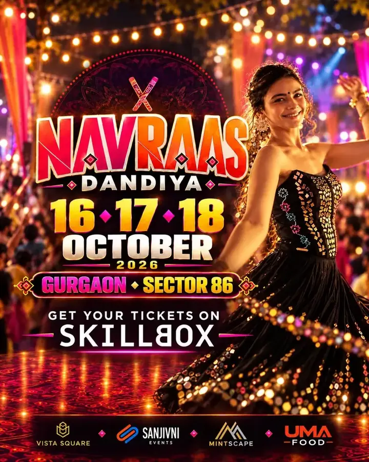 Navraas Dandiya 2026 poster