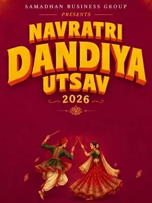 Navratri Dandiya Utsav 2026 poster