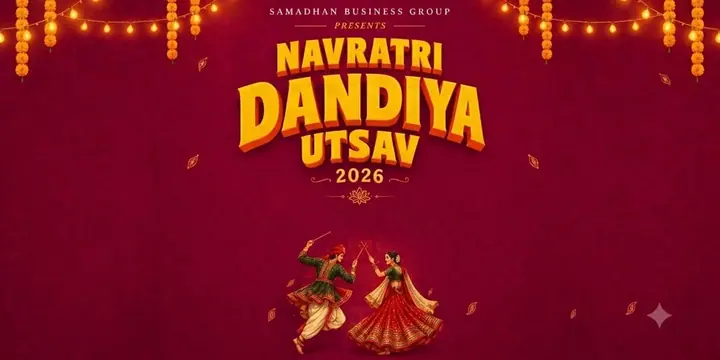 Navratri Dandiya Utsav 2026 poster