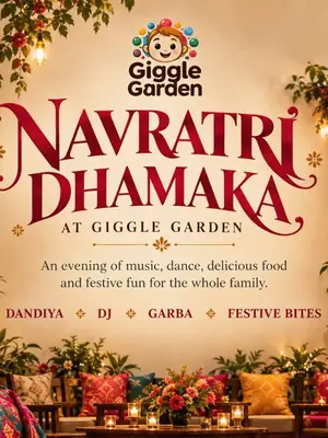 Navratri Dhamaka at Giggle Garden poster
