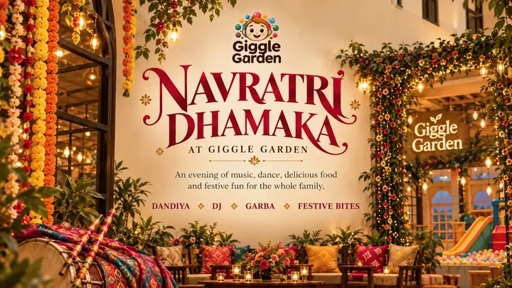 Navratri Dhamaka at Giggle Garden poster