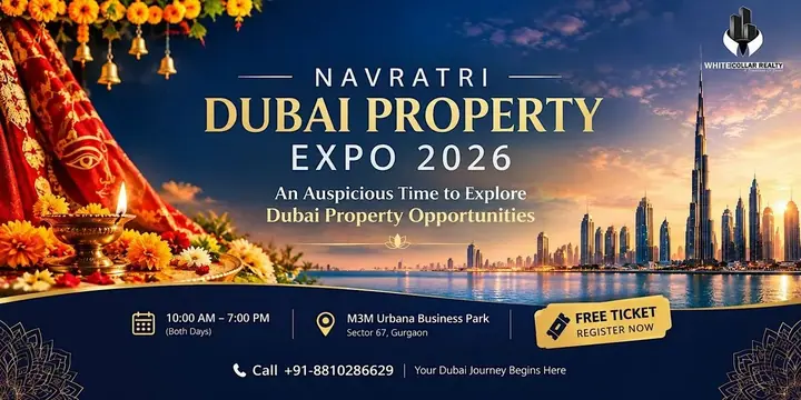 Navratri Dubai Property Expo 2026 poster