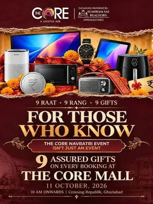 Navratri Mega Property Event – 9 Raat, 9 Rang, 9 Gifts poster