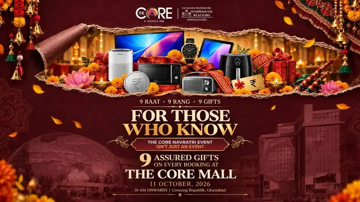 Navratri Mega Property Event – 9 Raat, 9 Rang, 9 Gifts poster