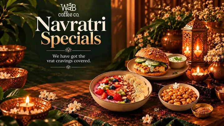 Navratri – Reimagined at WAB Coffee Co. poster