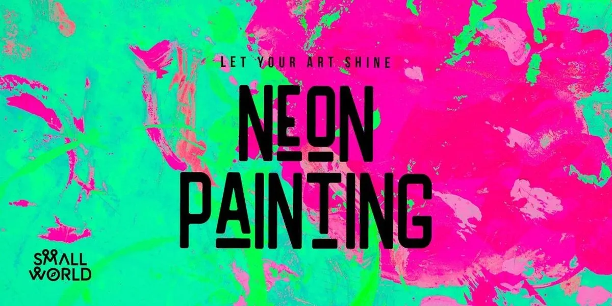 Neon Painting poster