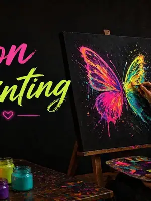 Neon Painting poster