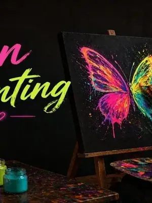 Neon Painting poster