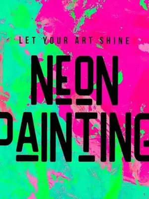 Neon Painting poster
