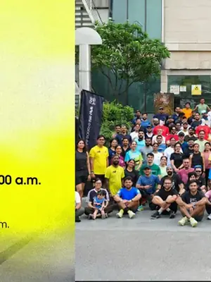 New Balance Run Club Delhi poster