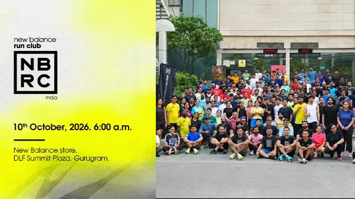 New Balance Run Club Delhi poster
