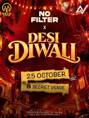 No Filter x Desi Diwali poster
