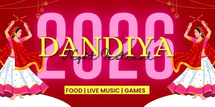 Noida Grand Dandiya Nights 2026 poster
