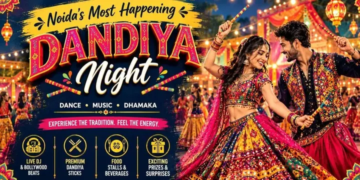Noida's Most Happening Dandiya Night poster