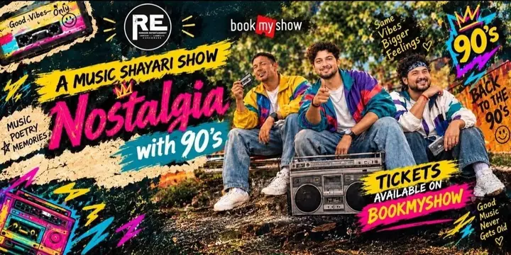 Nostalgia With 90's poster