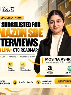 Offline Orientation: Your Roadmap to 20 LPA+ Tech Roles with Mosina Ashraf, JMI Alumna poster
