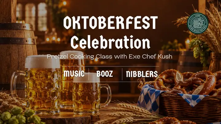 Oktober Fest - Pretzel Cooking Class with Executive Chef Kush Koli poster
