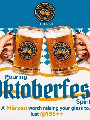 Oktoberfest at Downtown, Sector 29 poster