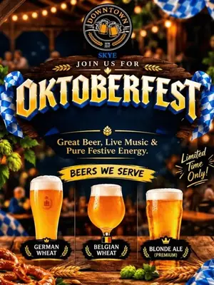 Oktoberfest at Downtown Skye poster