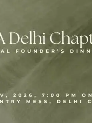 Old Martinians Association Delhi Chapter Annual Founder's Dinner poster