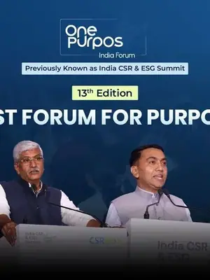 One Purpos India Forum 2026 poster