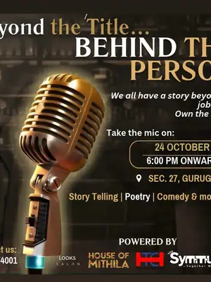 Open Mic - Beyond The Title, Behind The Person poster