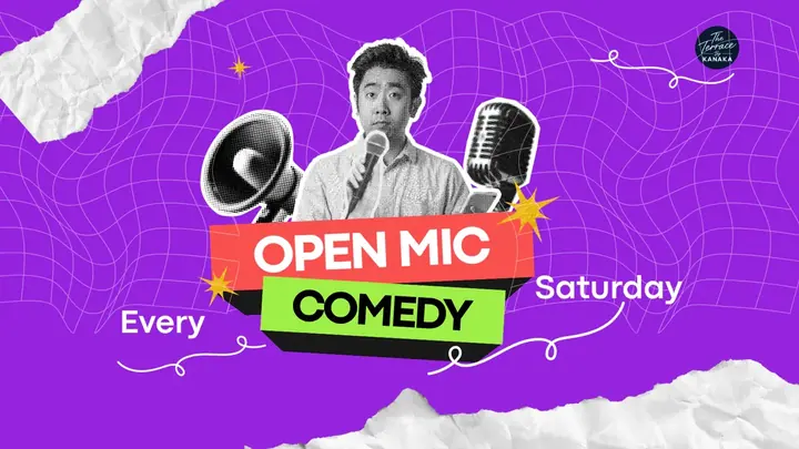Open Mic Comedy at The Terrace by Kanaka poster