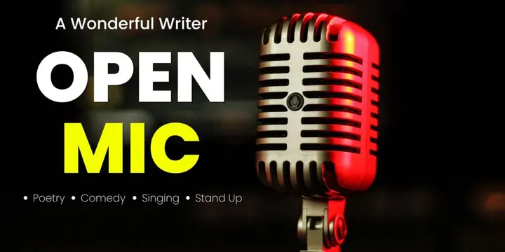 Open Mic Delhi poster