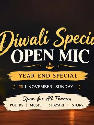 Open Mic: Diwali Special poster